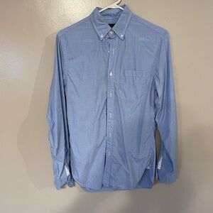 Men’s XS Cotton Chambray Shirt in Light Blue